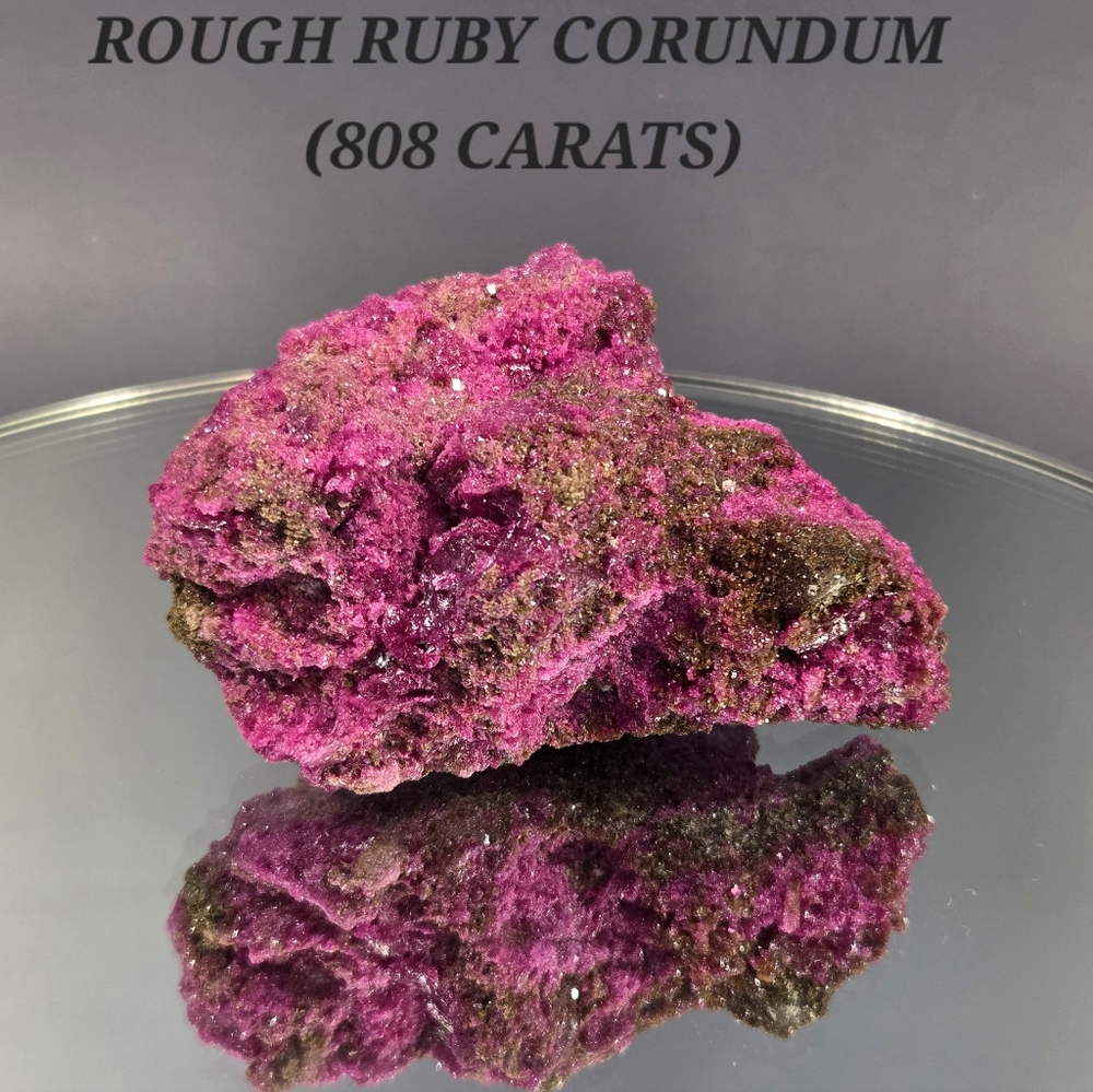 Stunning!! X~Large (808 carat) Natural Rough Ruby Corundum Freeform Gemstone